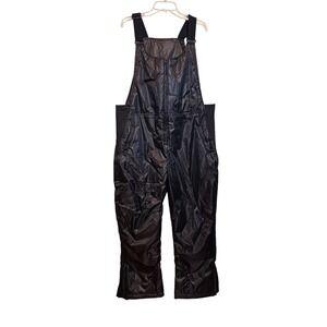 NWOT Men Winter Snow Ski Skiing Outdoor Snowboard Bib Overalls Pants Black Large